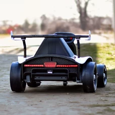 Детский электрокарт M 6322EBLR-1 белый с двумя моторами по 150W фото 14