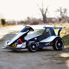 Детский электрокарт M 6322EBLR-1 белый с двумя моторами по 150W фото 21