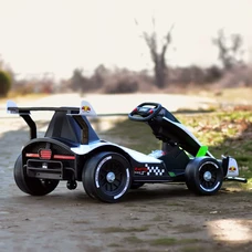 Детский электрокарт M 6322EBLR-1 белый с двумя моторами по 150W фото 86