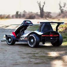 Детский электрокарт M 6322EBLR-1 белый с двумя моторами по 150W фото 92