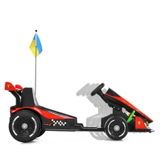 Детский электрокарт M 6322EBLR-3 красный с двумя моторами по 150W фото 32