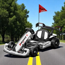 Детский электрокарт M 6148EL-1(24V) белый 2 мотора по 150W фото 37