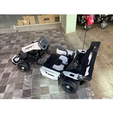 Детский электрокарт M 6148EL-1(24V) белый 2 мотора по 150W фото 41