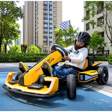 Детский электрокарт M 6148EL-6(24V) желтый 2 мотора по 150W фото 37