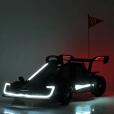 Детский электрокарт M 6148ELS-11(24V) серый 2 мотора по 150W фото 54