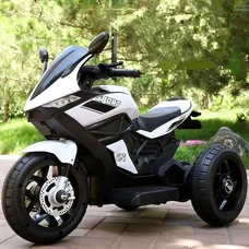 Детский мотоцикл M 4454ELR-1 белый с пультом управления фото 14