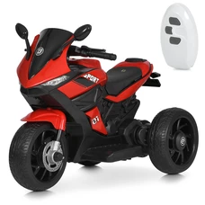 Детский мотоцикл M 4454ELR-3 красный с пультом управления фото 21