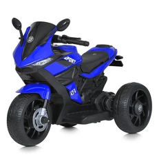 Детский мотоцикл M 4454EL-4 синий с двумя моторами по 35W фото 37