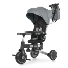 Трехколесный велосипед El Camino Trigo ME 1226 Frost Gray светло-серый с поворотным сиденьем