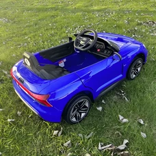 Детский электромобиль M 4938EBLRS-4 синий Audi с автопокраской фото 63