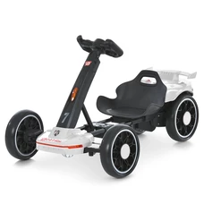 Детский электрокарт M 6145(A)EBR-1 белый с двумя моторами и пультом управления фото 21