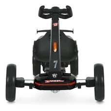 Детский электрокарт M 6145(A)EBR-2 черный с двумя моторами и пультом управления фото 14