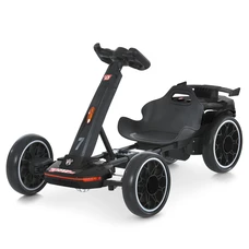 Детский электрокарт M 6145(A)EBR-2 черный с двумя моторами и пультом управления фото 21