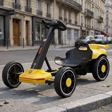 Детский электрокарт M 6145(A)EBR-6 желтый с двумя моторами и пультом управления