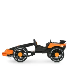 Детский электрокарт M 6145(A)EBR-7 оранжевый с двумя моторами и пультом управления фото 37