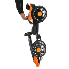 Детский электрокарт M 6145(A)EBR-7 оранжевый с двумя моторами и пультом управления фото 63