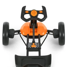 Детский электрокарт M 6145(A)EBR-7 оранжевый с двумя моторами и пультом управления фото 71