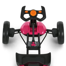 Детский электрокарт M 6145(A)EBR-8 розовый с двумя моторами и пультом управления фото 63