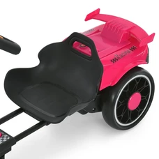 Детский электрокарт M 6145(A)EBR-8 розовый с двумя моторами и пультом управления фото 71