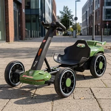 Детский электрокарт M 6145(A)EBR-10 темно-зеленый с двумя моторами и пультом управления