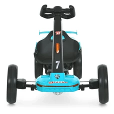 Детский электрокарт M 6145(A)EBR-15 голубой с двумя моторами и пультом управления фото 14