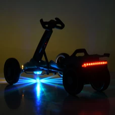 Детский электрокарт M 6145(A)EBR-15 голубой с двумя моторами и пультом управления фото 54