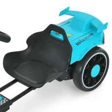 Детский электрокарт M 6145(A)EBR-15 голубой с двумя моторами и пультом управления фото 71