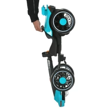 Детский электрокарт M 6145(A)EBR-15 голубой с двумя моторами и пультом управления фото 86