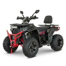 Бензиновый квадроцикл AFB200L-2-3 черно-красный с удлиненной базой