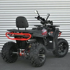 Бензиновый квадроцикл AFB200L-2-3 двухместный черно-красный фото 54
