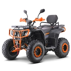 Бензиновый квадроцикл AT200L-2-7 черно-оранжевый двигатель 200 кубов