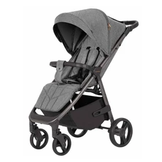 Прогулочная коляска Carrello Bravo CRL-8512PU Metal Grey серая с чехлом на ножки