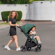 Прогулочная коляска Carrello Bravo CRL-8512PU Grape Black черная с чехлом на ножки фото 71