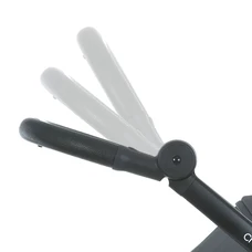 Прогулочная коляска El Camino Chloe ME 1191 Magnet Gray темно-серая с регулируемой ручкой фото 11