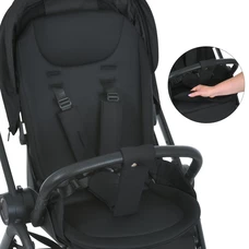 Прогулочная коляска El Camino Chloe ME 1191 Black черная с регулируемой ручкой фото 63