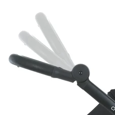 Прогулочная коляска El Camino Chloe ME 1191 Plum Wine бордо с регулируемой ручкой фото 16