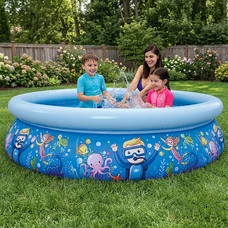 Детский надувной бассейн Avenli 17788 размеры 205 х 47 см