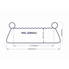 Детский надувной бассейн Avenli 17788 размеры 205 х 47 см фото 71