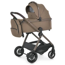 Универсальная коляска El Camino Riviera ME 1183 Hot Chocolate коричневая 2 в 1