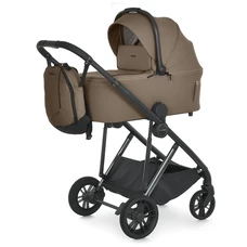 Универсальная коляска 2 в 1 El Camino Coil ME 1190 Hot Chocolate коричневая с люлькой и блоком