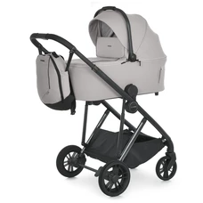 Универсальная коляска 2 в 1 El Camino Coil ME 1190 Silver Milk молочная с люлькой и блоком