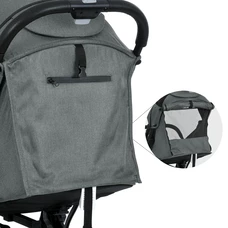 Прогулочная коляска Flash M 5727-1 Taupe Gray бежевая с ручкой для транспортировки фото 86