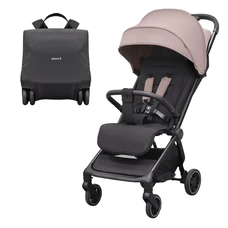 Прогулочная коляска Carrello Atom S CRL-5526 Blossom Pink розовая с чехлом на ножки