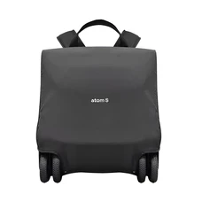 Прогулочная коляска Carrello Atom S CRL-5526 Storm Black черная с чехлом на ножки фото 86