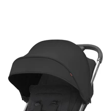 Прогулочная коляска Carrello Atom M CRL-5527 Diamond Black черная с чехлом на ножки фото 41