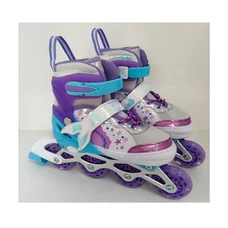 Детские ролики A4165-S-V фиолетовые размер 35-38