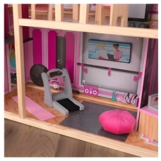 Деревянный кукольный домик MD 1430 четыре этажа с мебелью фото 71