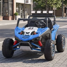 Двухместный детский электромобиль M 6373EBLR-4(24V) синий багги