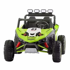 Двухместный детский электромобиль M 6373EBLR-5(24V) зеленый багги фото 14