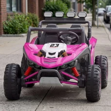 Двухместный детский электромобиль M 6373EBLR-8(24V) розовый багги